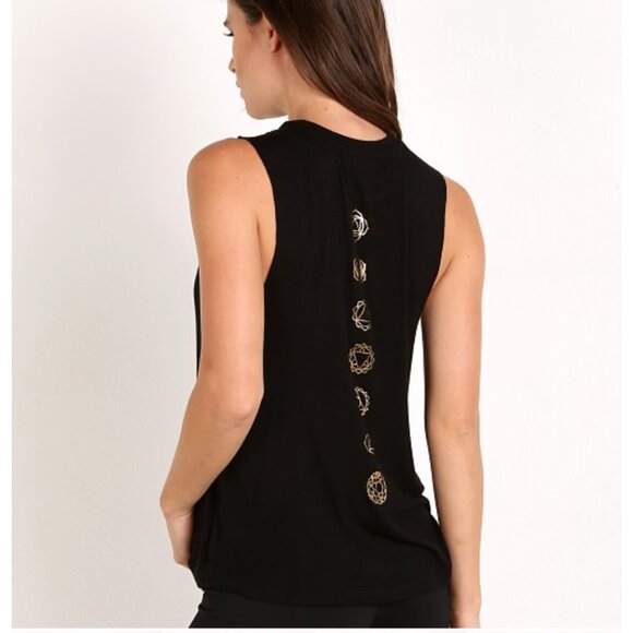 Spiritual Gangster Chakras Sutra Tank  Sz: M - Picture 7 of 13